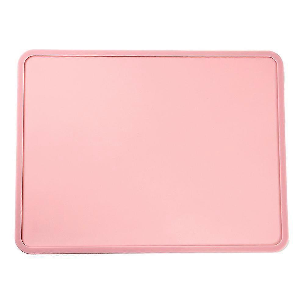 ペットマット、こぼれを防ぐために隆起したエッジを備えたシリコンペットフードマット、WA