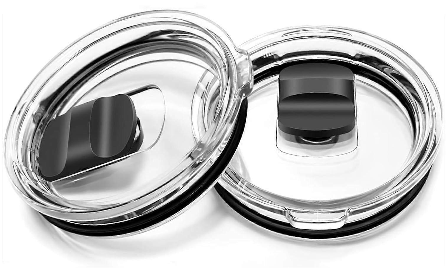 20 oz Tumbler Lid for YETI Magnetic Slider Replacement Lids 2 Pack, Compatible with YETI 20 oz Tumbler and 10 oz Lowball
