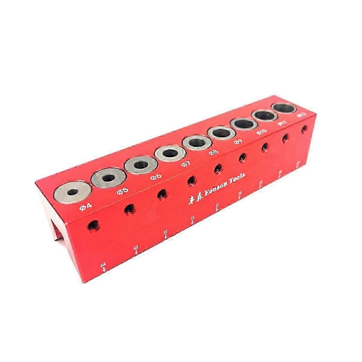 Self Centering Doweling Jig 4-12mm Step Drill Guide Set Wood Dowel Pocket Hole Woodwork Joint Tool