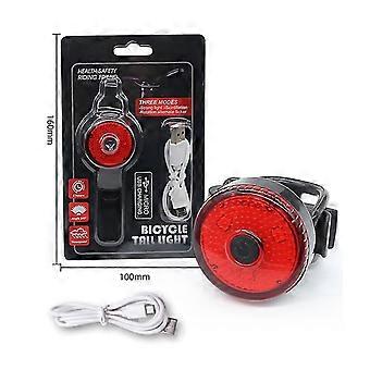 Mini LED Bicycle Tail Light Usb Chargeable Bike Rear Lights IPX4 Waterproof Safety