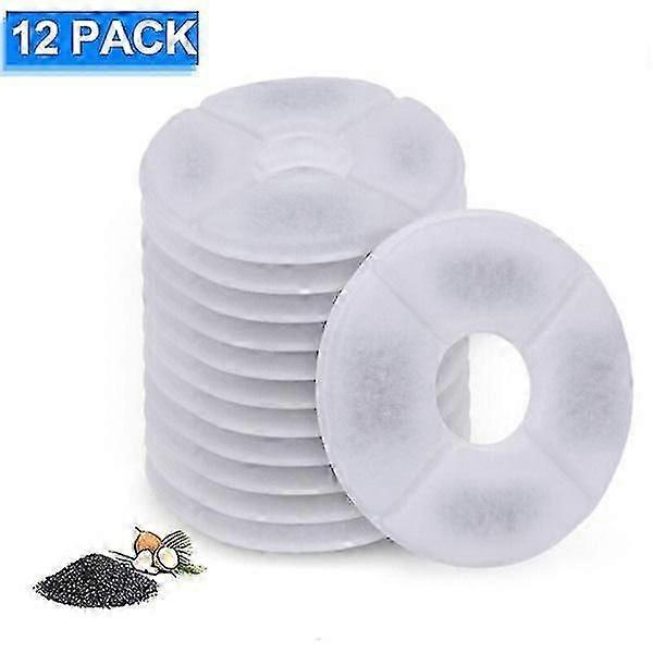 Filters for automatic cat fountains, 12 pcs