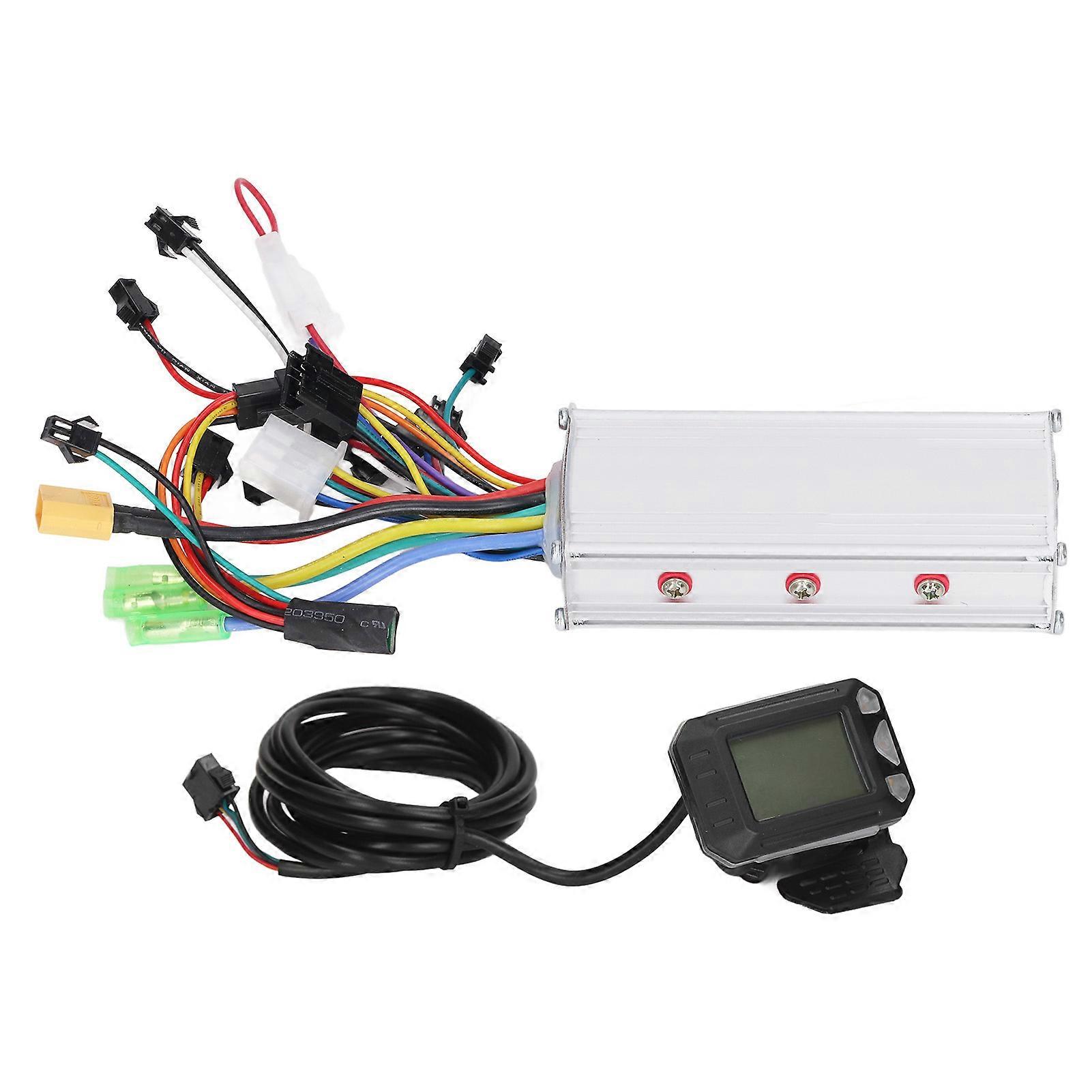 Brushless Controller Kit 36V 48V 500W Motor Controller LCD Display Kit for Scooter Electric Bike