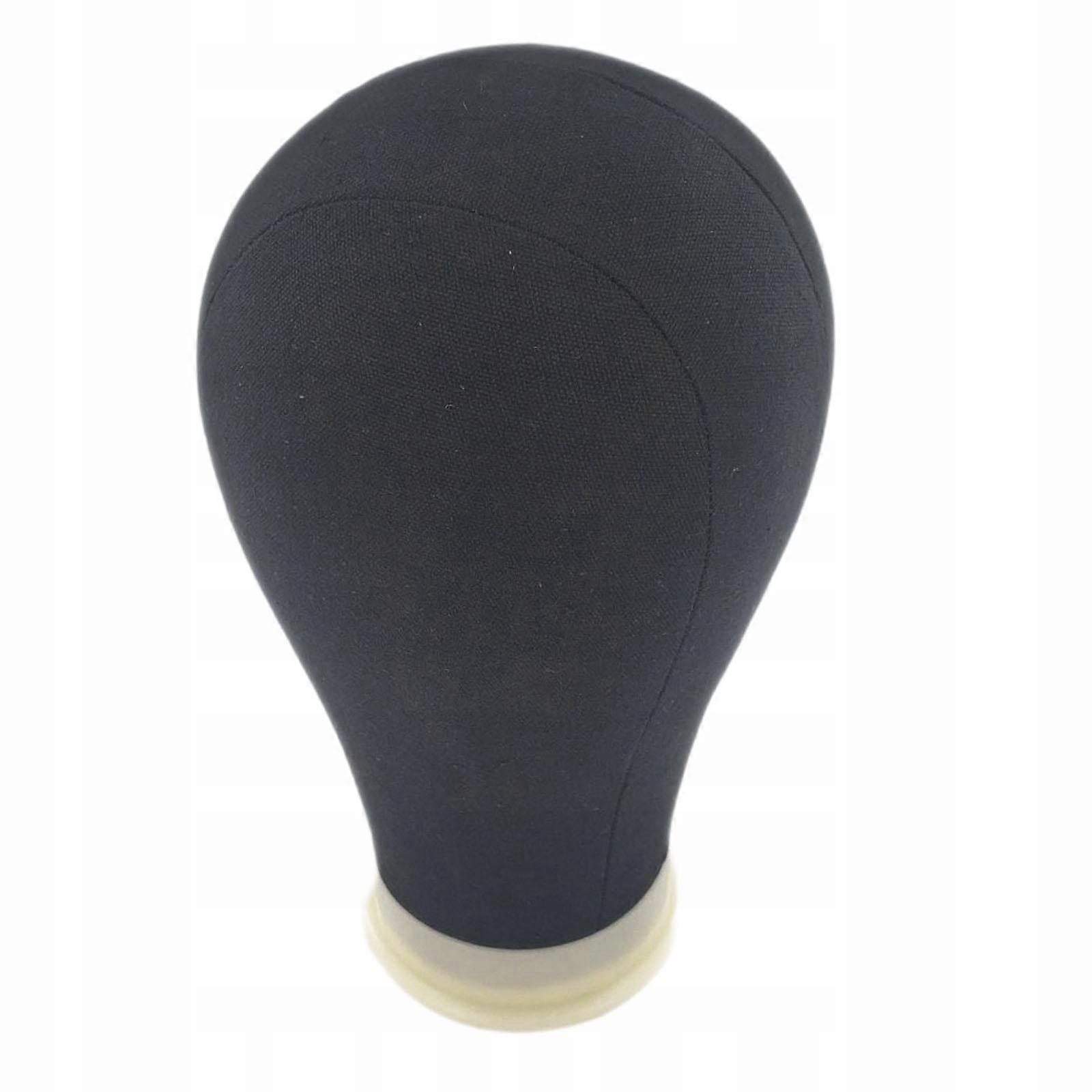 Parykk Display Head Hatter Stativ Holder Hodetelefoner Rack Styling Display Svart