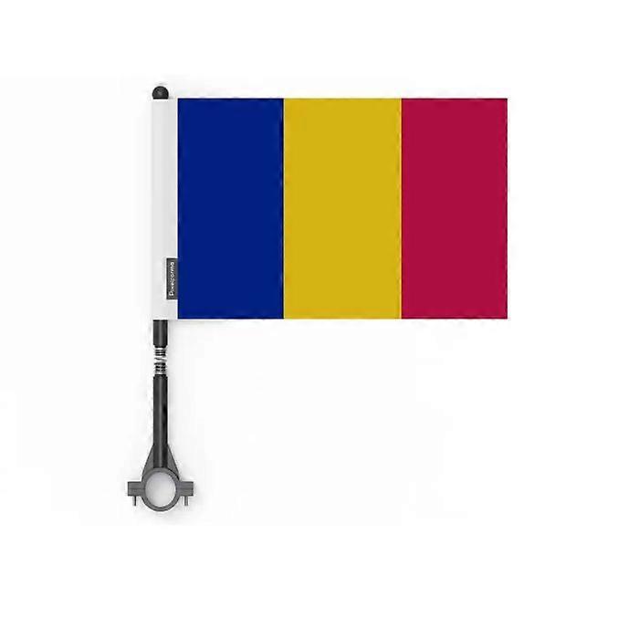 Flag - Chad - 10 pieces - 14 x 21 cm - Polyester - Double-sided print