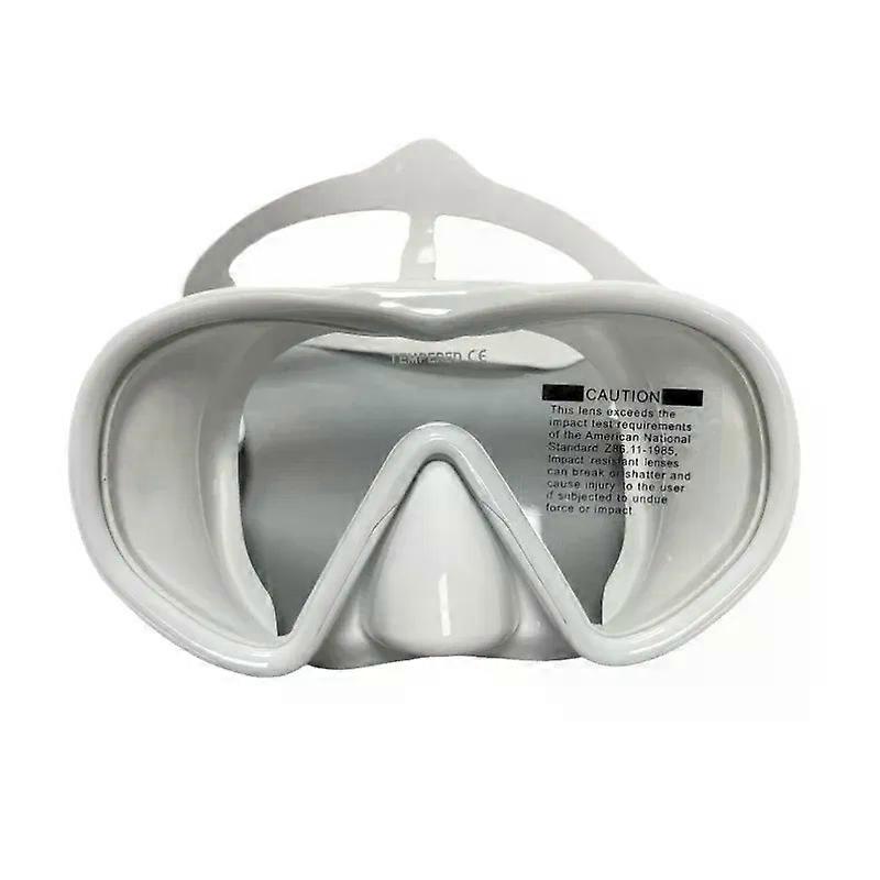 Snorkel Diving Mask Swimming Goggles Silicone Skirt Scuba Mask With Colorful Lens Tempered Glass Wide View For Adult Youth