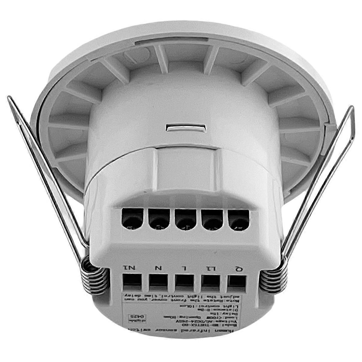 New 24-265V Recessed Sensor Smart PIR Infrared Body Motion Detector Light for Stair Corridor Car Pa
