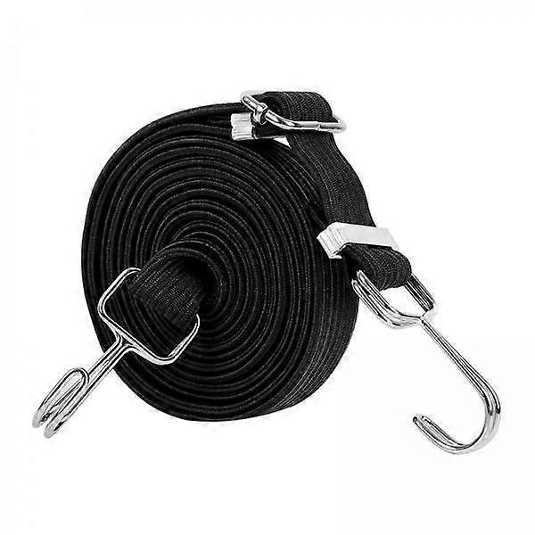 4x cordons plats sangles de bagages élastiques avec crochets, bagages à cordon robustes,