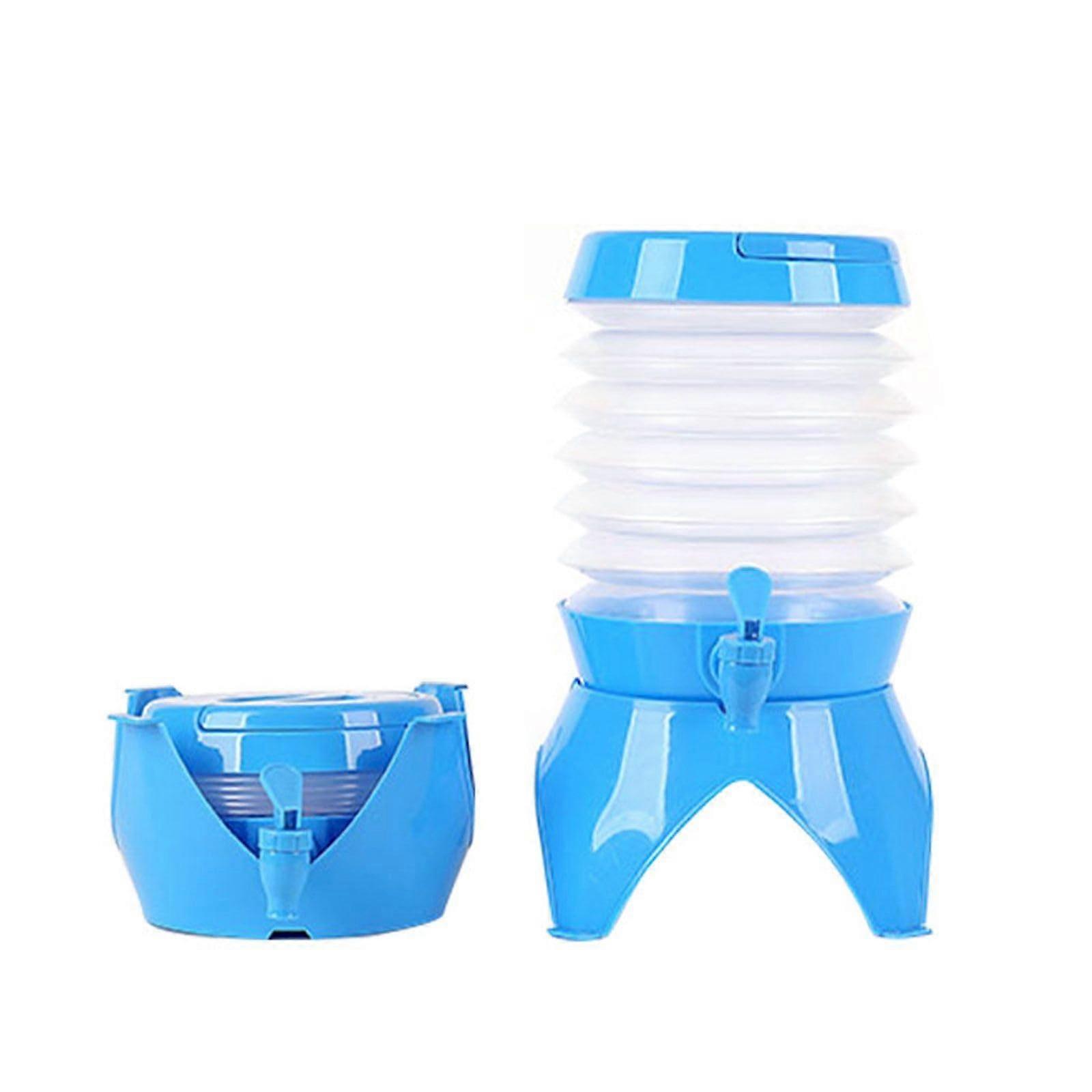 Water Container Canister with Tap, Drink 5,5L Blue