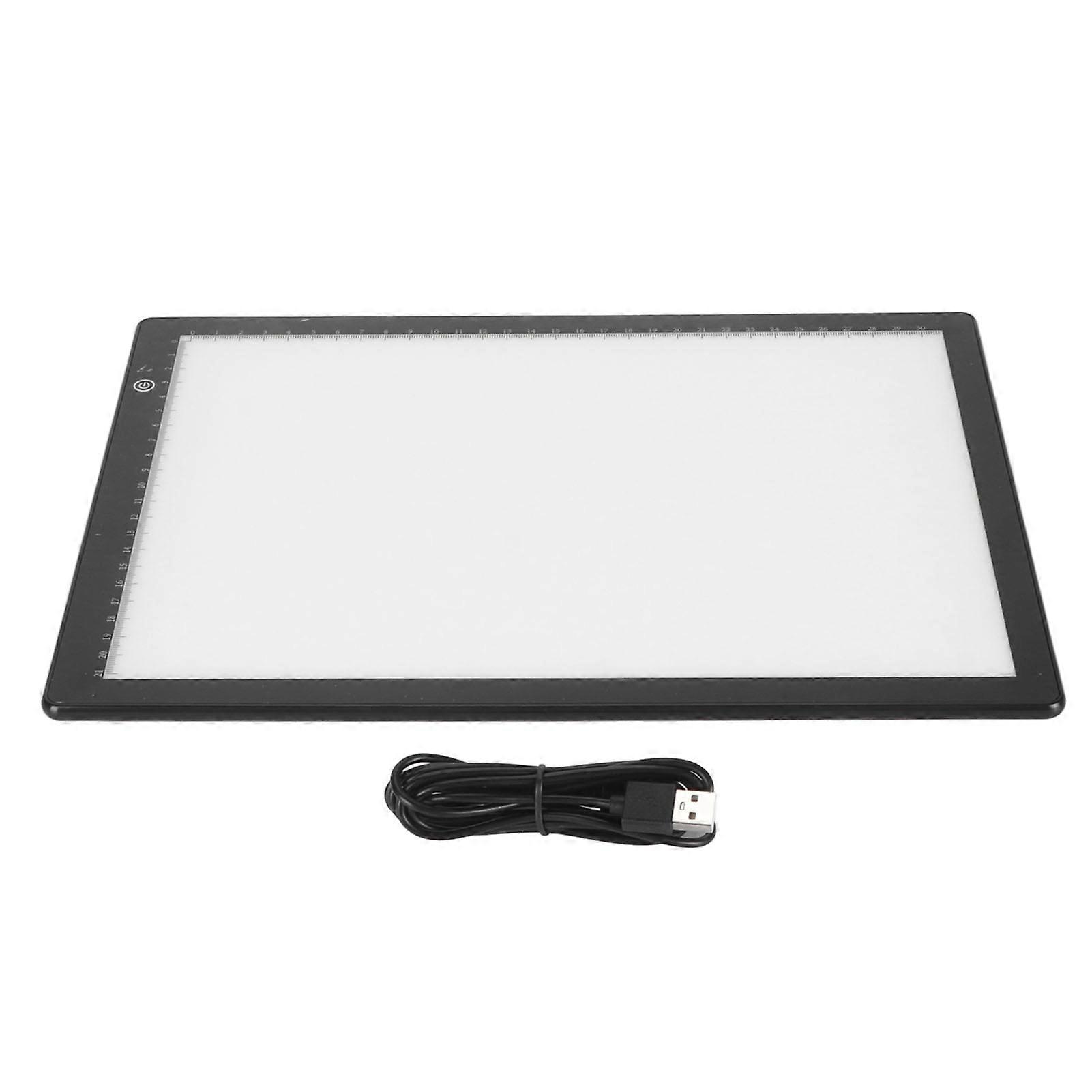 Visionneuse de diapositives ultra-mince format A4, 3 modes de luminosité, édition par application, LED douce, alimentée par USB, scanner de diapositives pour films négatifs