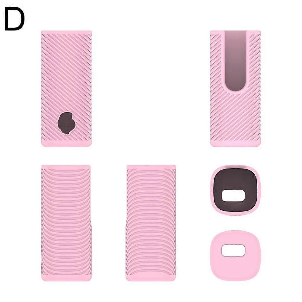 Pink (D) $ Applicable to Skullcandy Dime Evo skull Bluetooth headset silicone protective cover dustproof storage anti-scratch