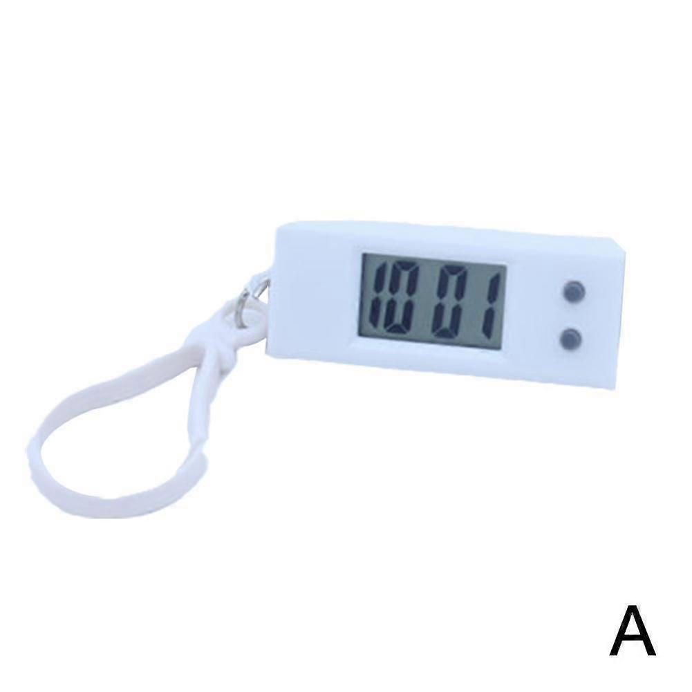 Mini Triangle Electronic Watch Portable Timer Keychain Standing Clock Decor