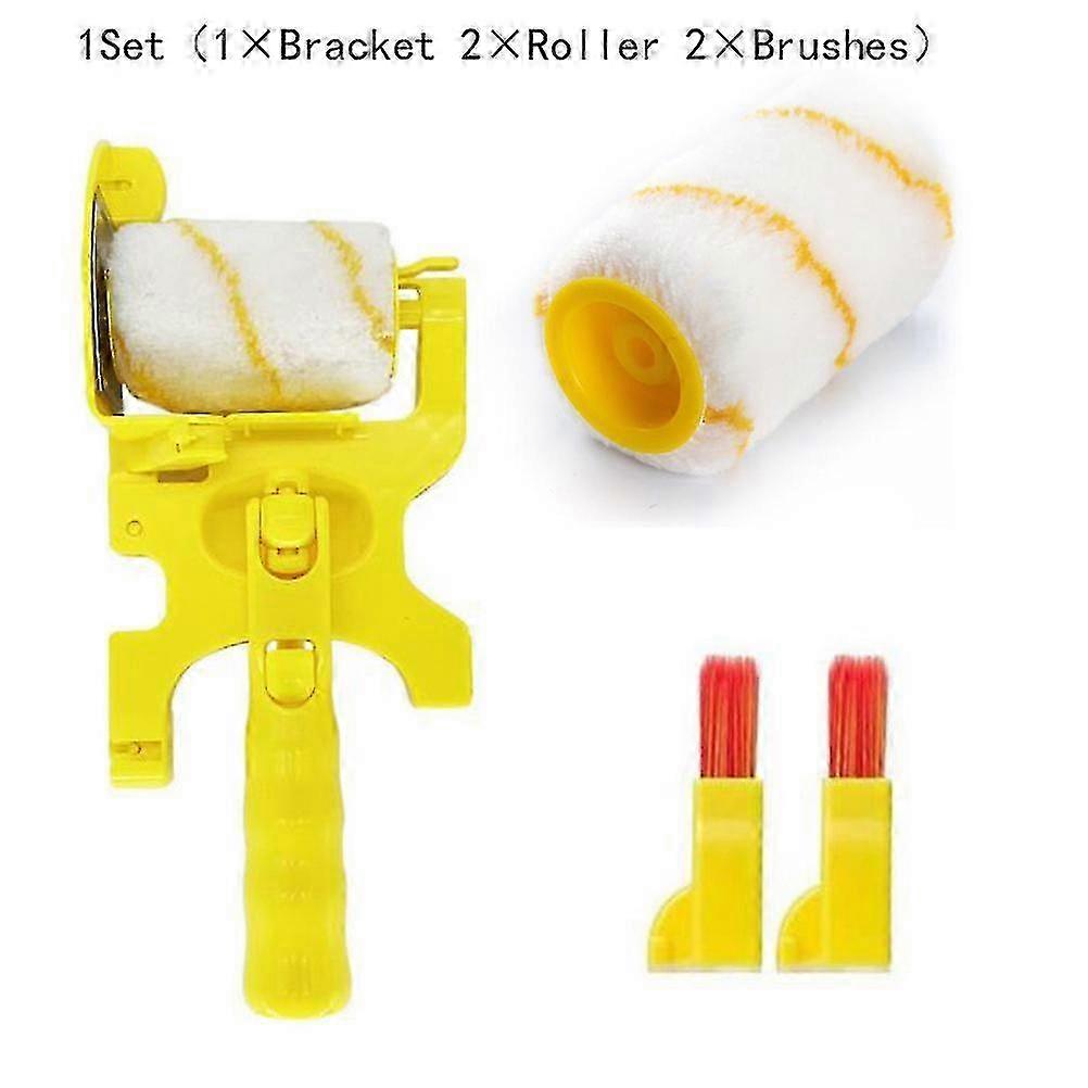 Safe Paint Edger Roller Brush Tool for Home, Room, Wall and Ceiling Painting Clean-cut Finish