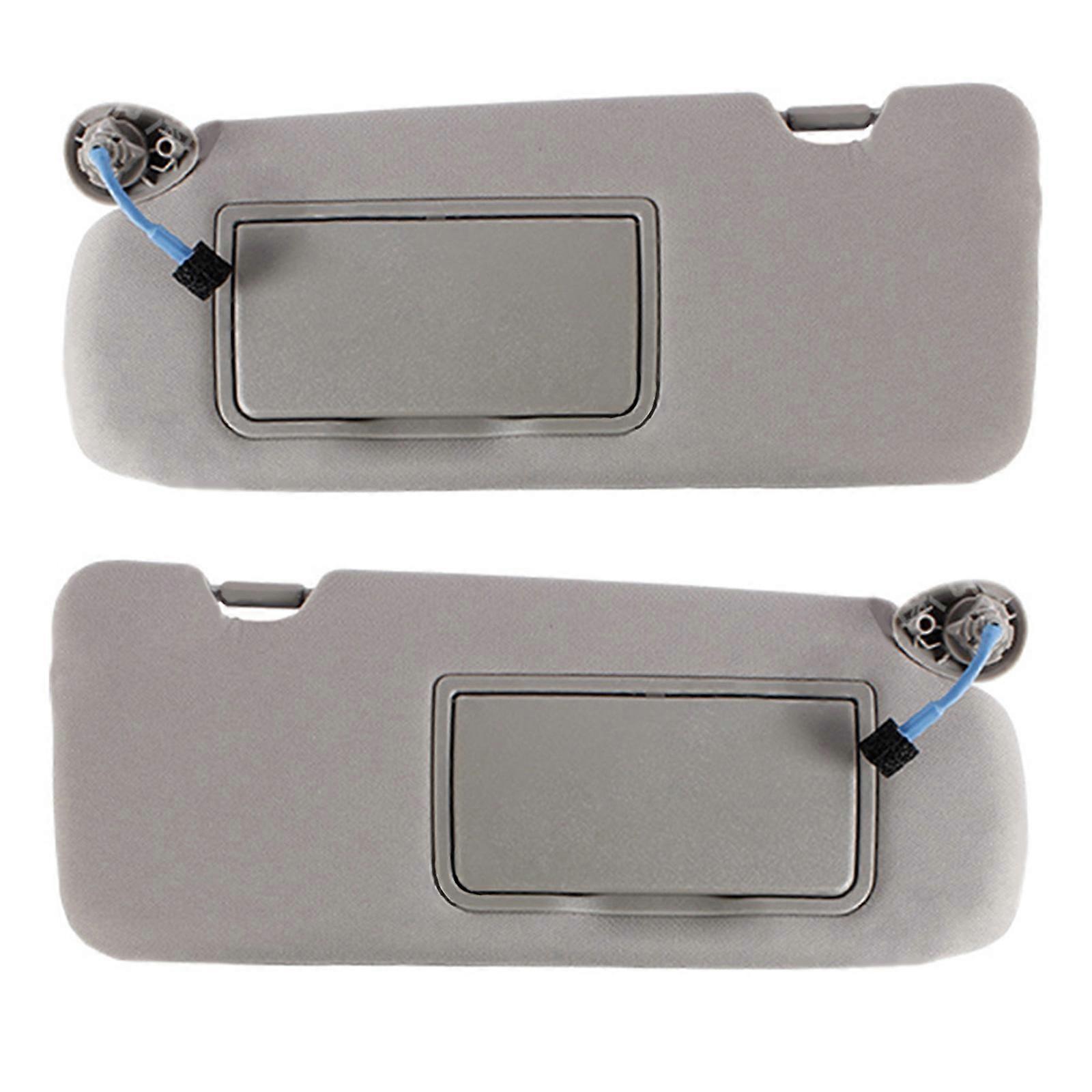 Car Inside Sunvisor Replace Part Number 83280-TLA-A12ZB Front Left Right Sunshade Sun Visors with Led Light Gray