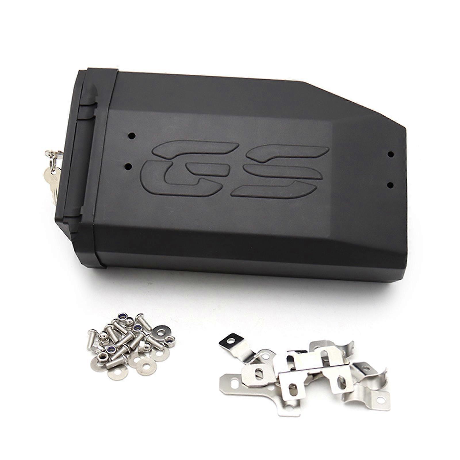 Lockable ABS Motorcycle Side Tool Case Storage Box Waterproof Design With Key For R1200GS R1250GS TKR502 Adventure Bikes Multicolor