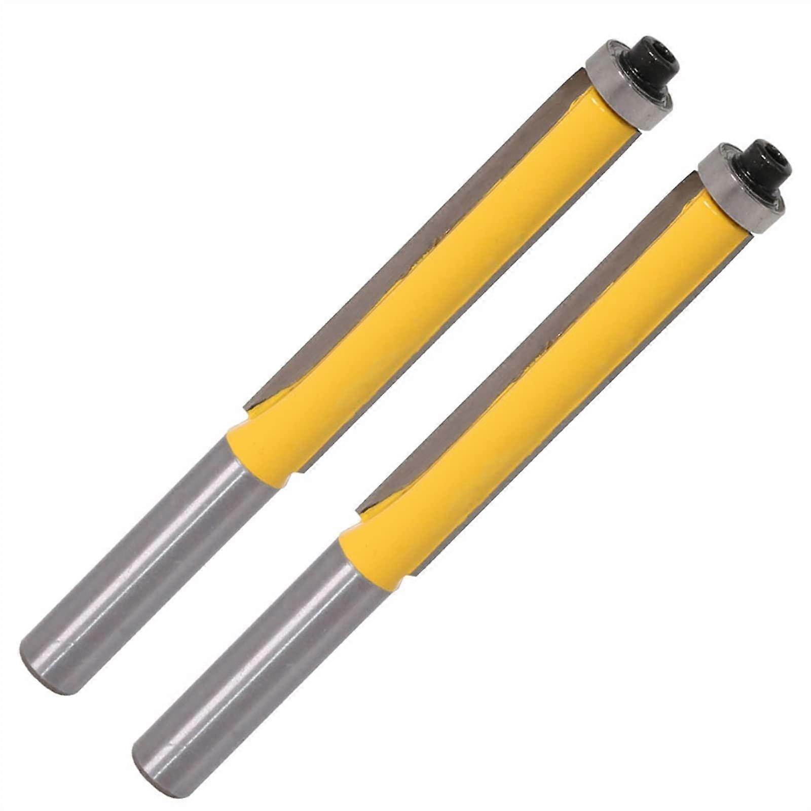 2 Inch Flush Trim Bit with Bearing for Wood 8mm Shank Template Pattern Bit Tungsten Carbide 1Pcs (Size :)