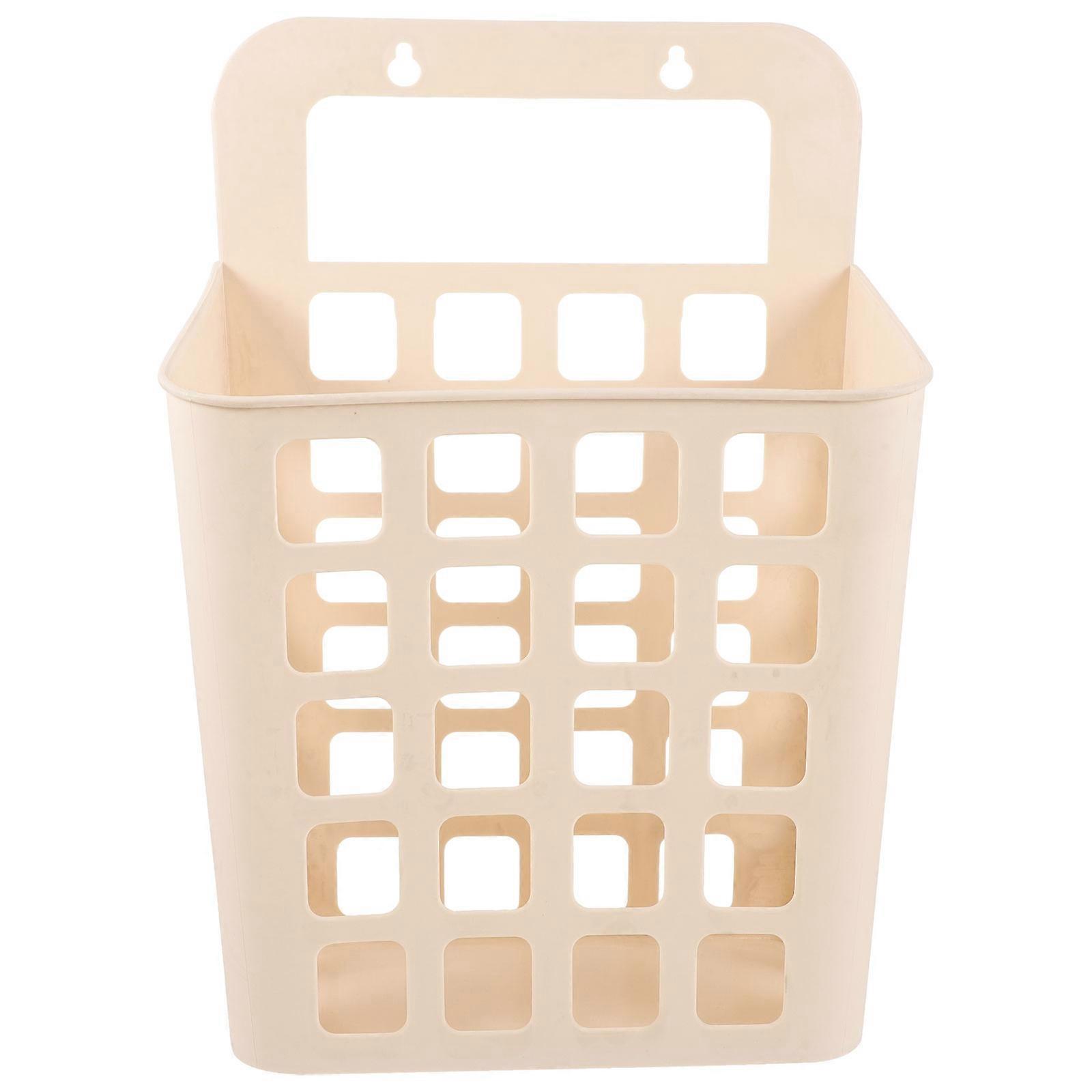 Foldable Plastic Laundry Basket with Detachable Hanging Design – Space Saving Storage Container for Bathroom, Bedroom, Dorm & Closet Use – Sturdy