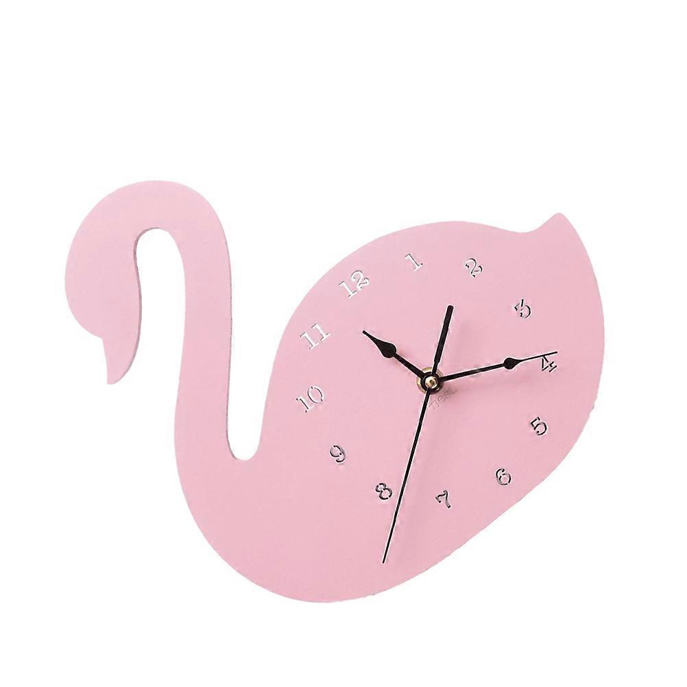 Wall Mount Clock, Swan Artistic Style with Durability, Suitable for Any Room