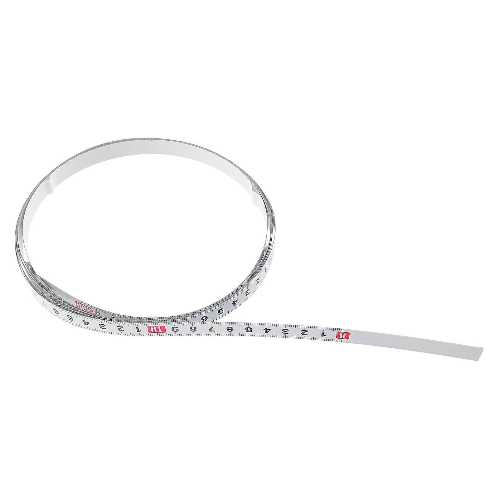 Adhesive Carbon Steel Measuring Tape Ruler for Woodworking, Sewing & Machinery Use – Durable Metric Tape Measure for Workbenches and Mechanical