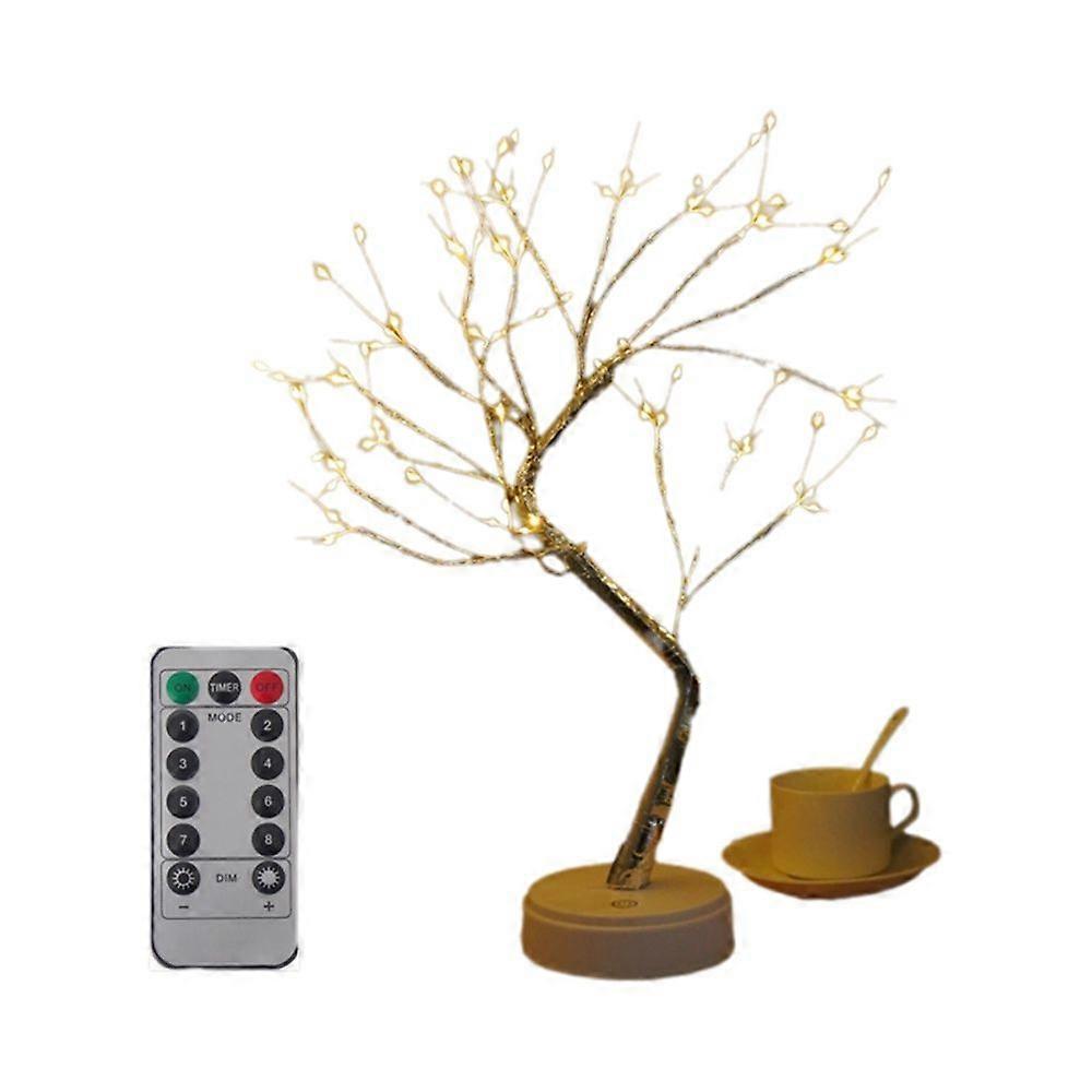 Led remote control 8 function copper wire lamp modeling lamp Pearl tree lamp simulation plum blossom Christmas lamp decoration lamp