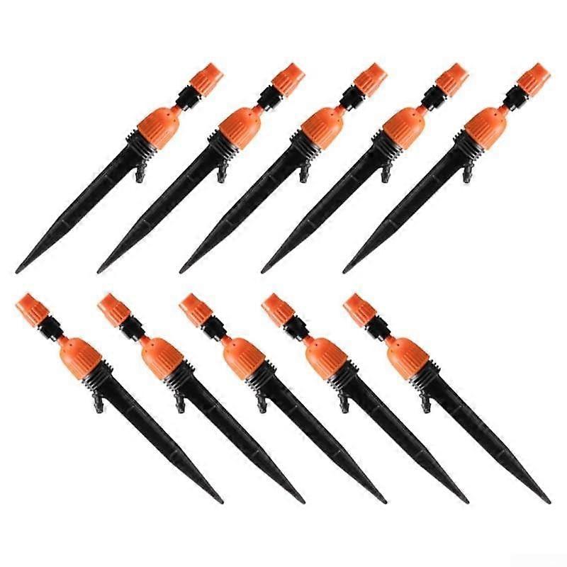 Adjustable 10-Piece Sprinkler Set for Effective Garden Irrigation, Flexible Design, Durable Plastic, Easy Installation