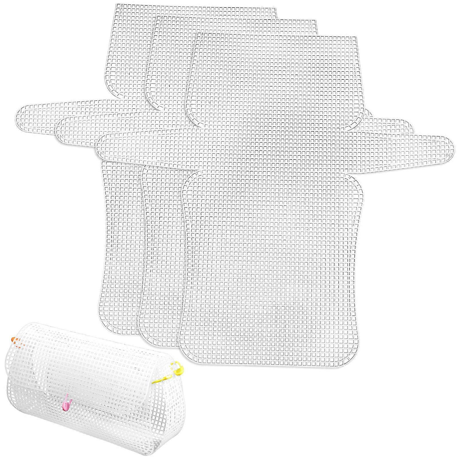 Plastic Mesh Sheets for Embroidery Quilting Cross Stitch Durable Canvas for DIY Crafting and Bag Making Projects