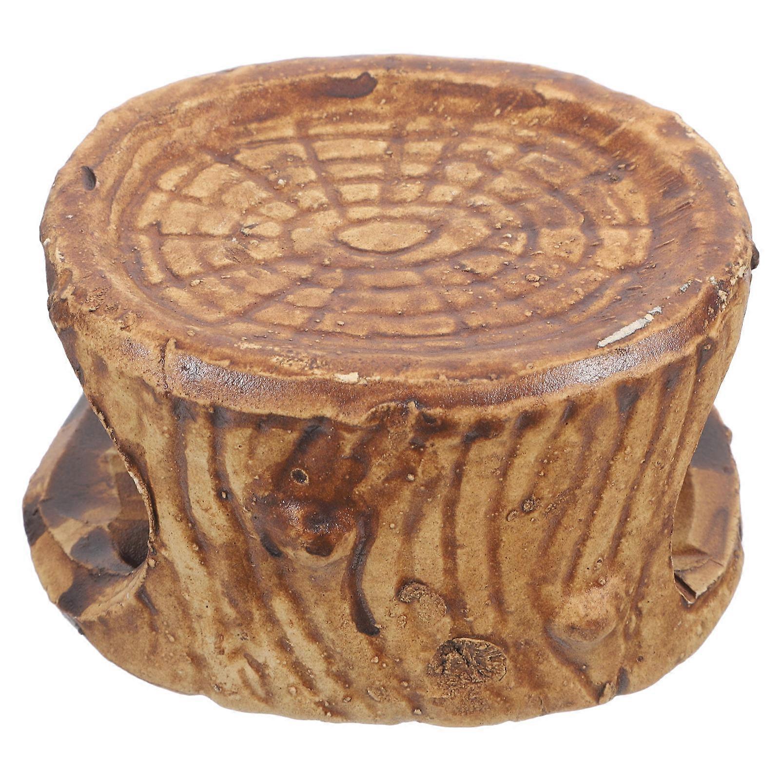 Betta Fish Cave Hideout Ceramic Basking Platform Aquarium Decor .00X7.00X5.00CM Breeding Environment 1Set