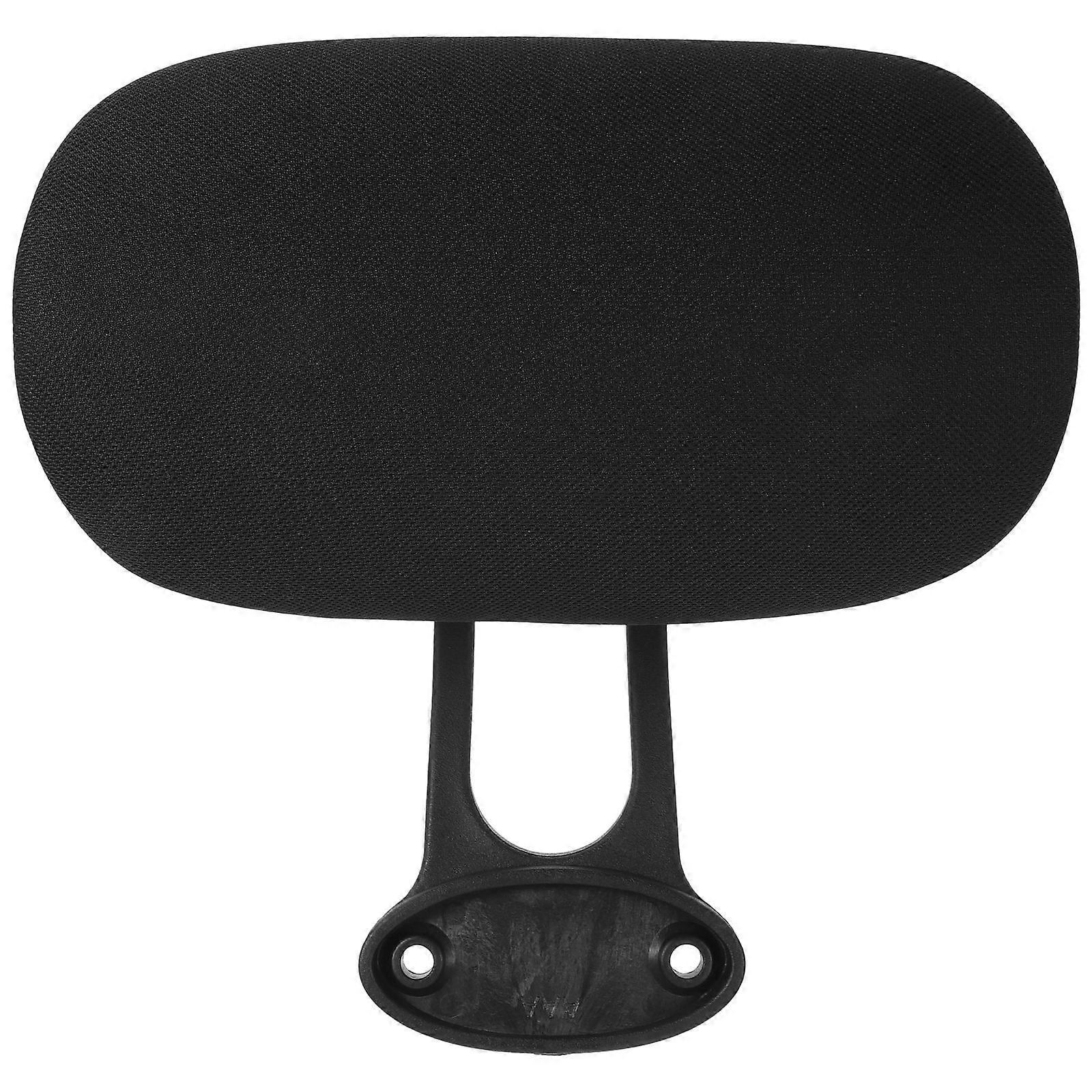 Chair Headrest Attachment Nylon Material Adjustable Angle for Gamers Black 1Set