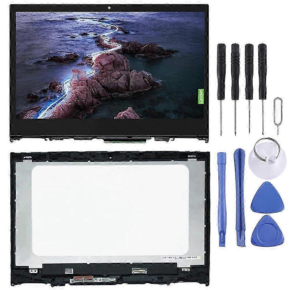 1366 X 768px Oem Lcd Screen For Lenovo Yoga 520-14ikb Digitizer Full Assembly With Frame (black)