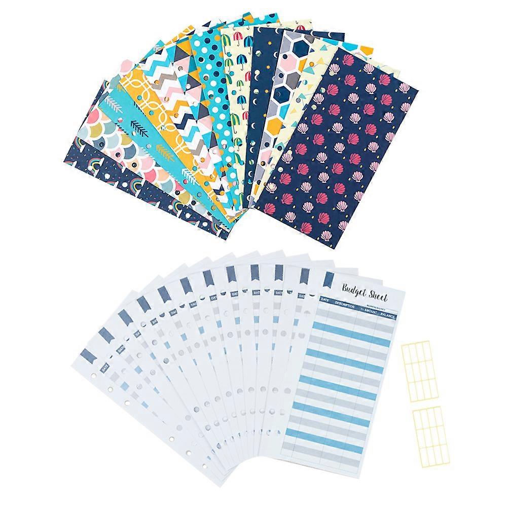 Cash Budgeting Small Envelopes For Money Loose-Leaf Design 1 Set