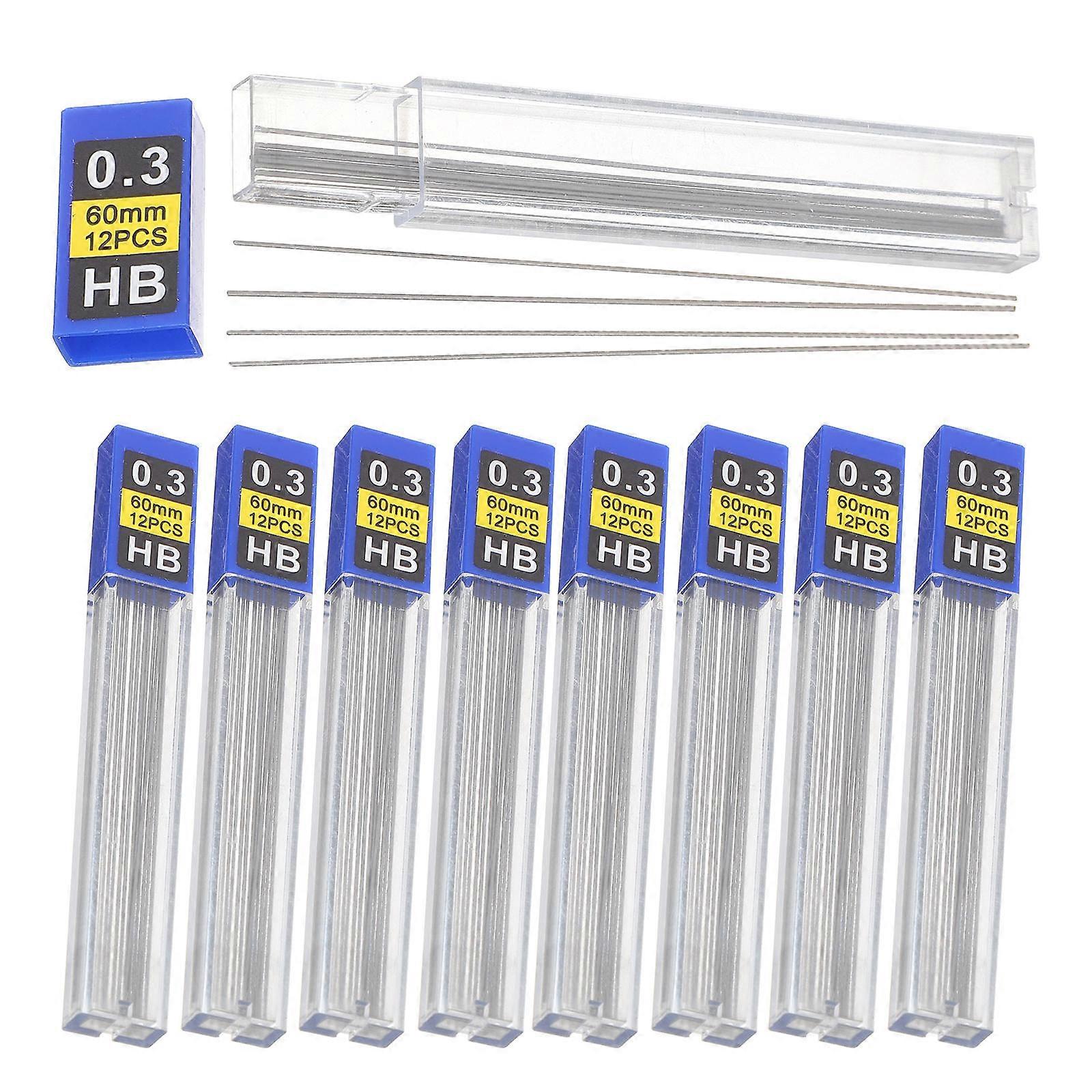 Resin Mechanical Pencil Lead Refills for HB Pencils – Smooth Writing, Ideal for Art and School Use with Compact Storage Box
