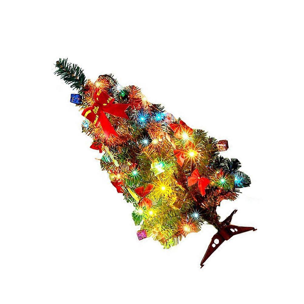 Lighted Mini Tree Christmas Party Decor Christmas Tree Set 45Ccm String Lights 25Pcs