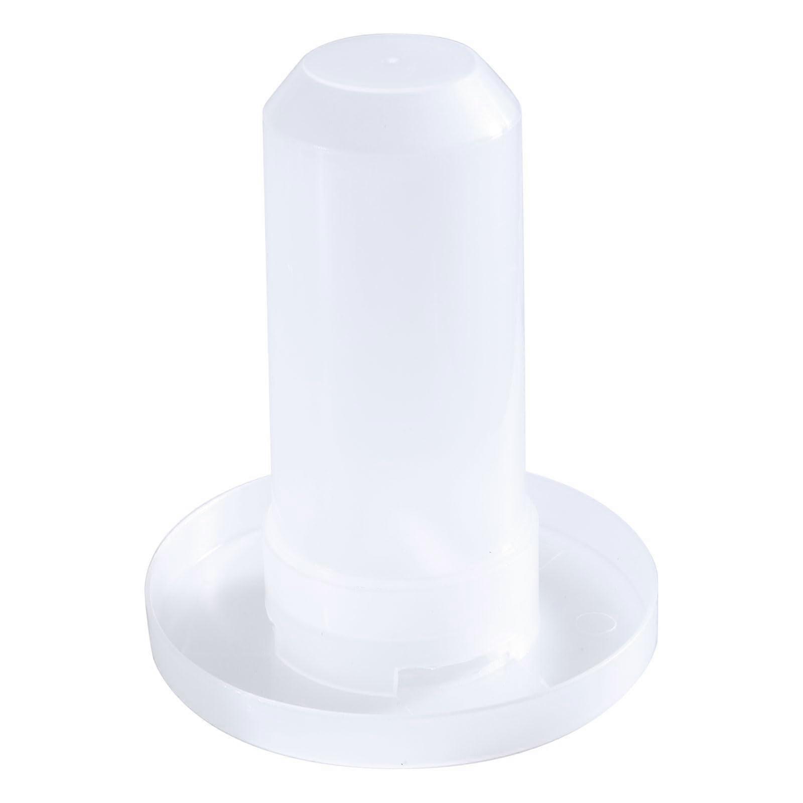 Feeder bucket for chickens, poultry, transparent, for the outdoor area, practical bird feeder and water dispenser