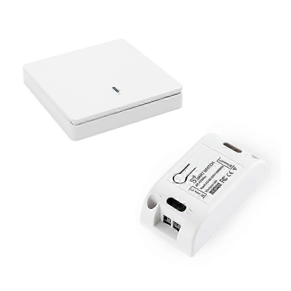 Wireless Smart Light Switch Rf 433mhz Lighting Control Intelligent Switch Ac 90-250v 10a Module( 1