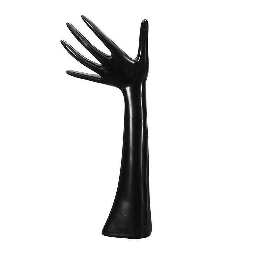 Black Resin Jewelry Display Stand for Earrings and Studs Fashionable and Durable for Storage