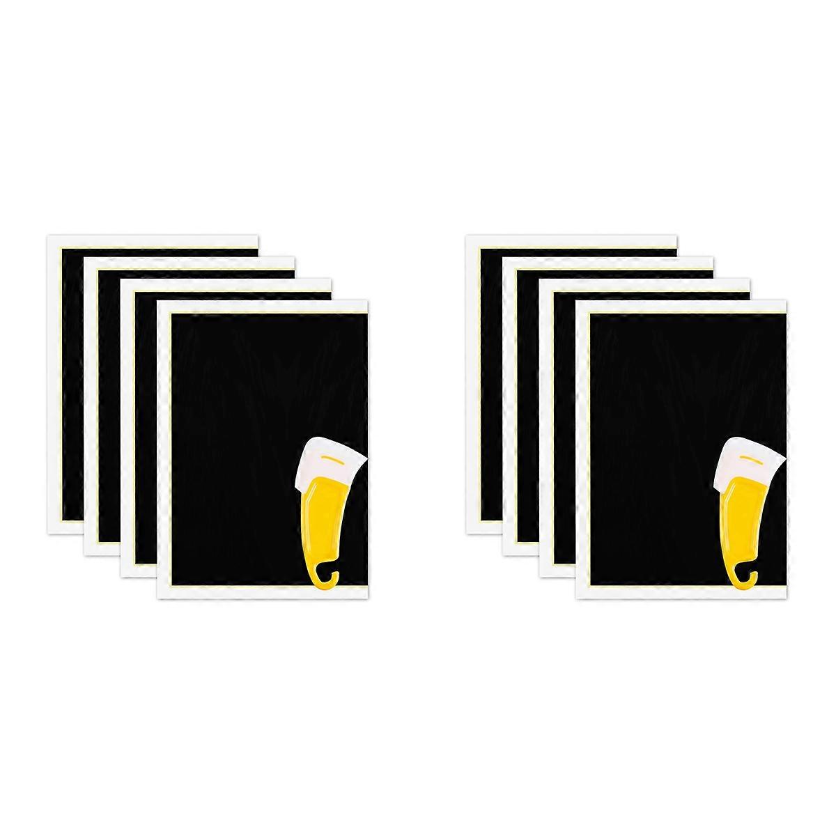 Black Laser Engraving Marking Paper, 8 PCS Laser Color Paper with , 39x27cm for Fiber Lasers, Cerami