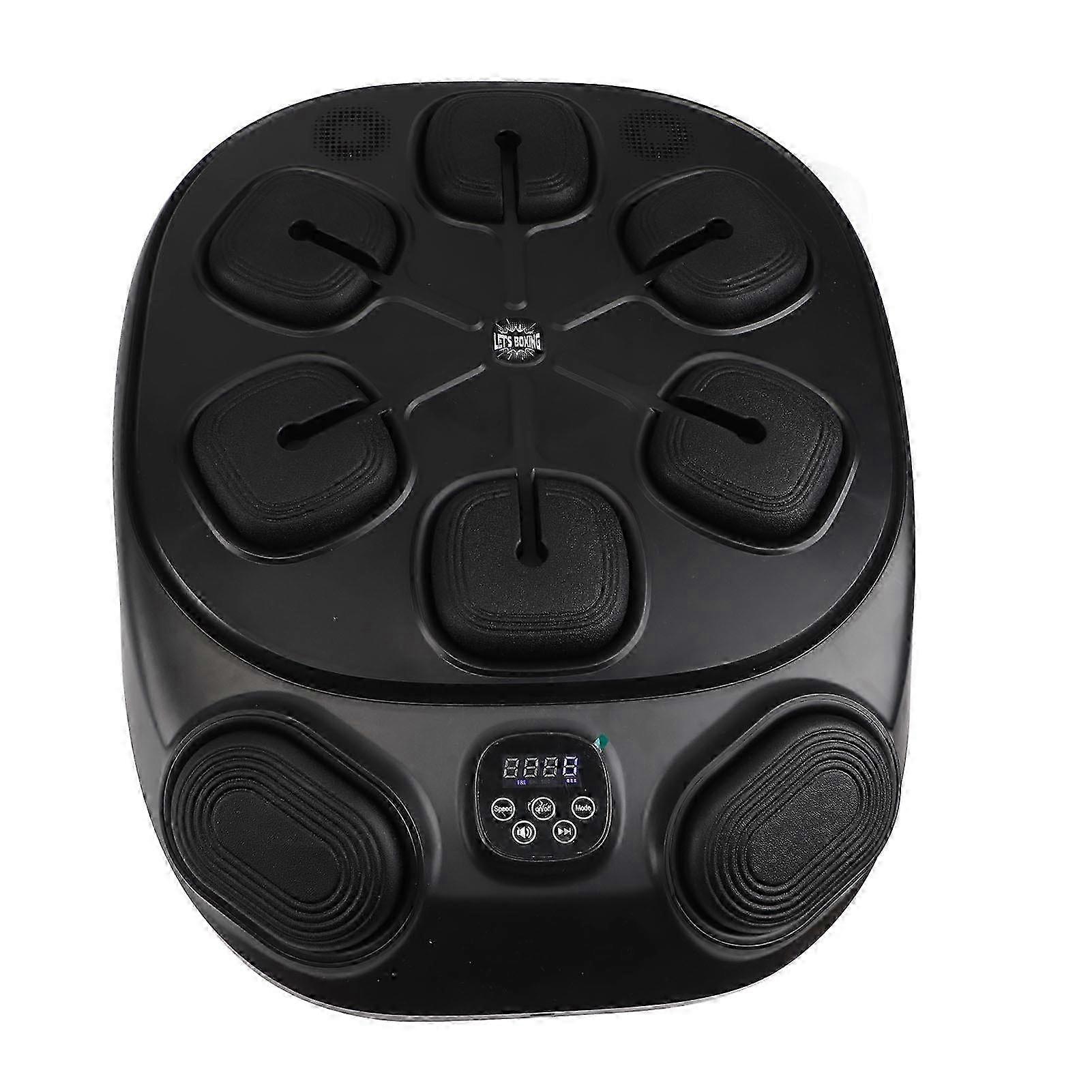 Smart Music Boxing Machine Wall Target Training Adjustable Bluetooth Wall Mounted Punching Machine For Children Adults 6+2 Punching Target