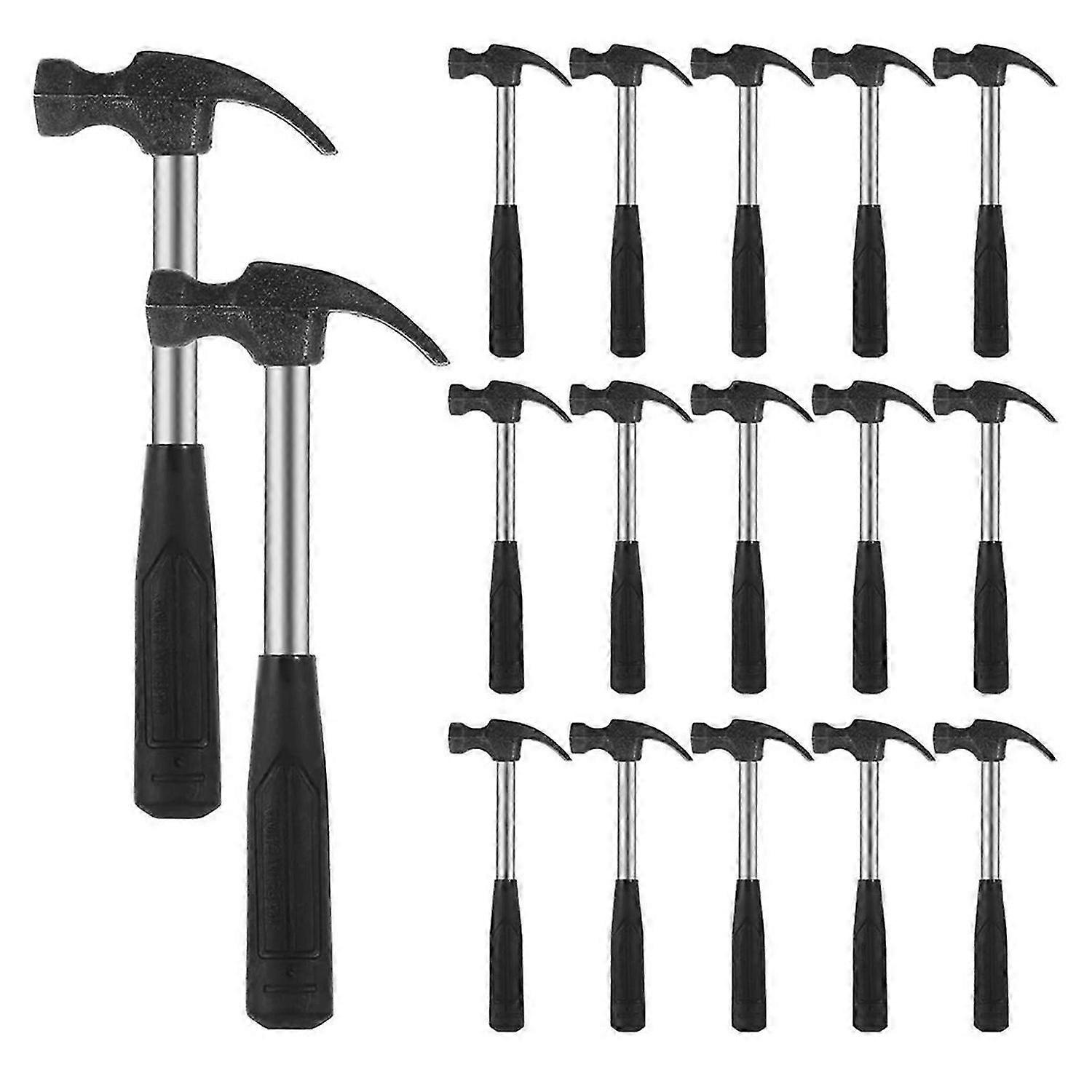 20Pcs Claw Hammers, Small Hammers for Little Ones, Solid Safety Hammers with Non-Slip Rubber Handles