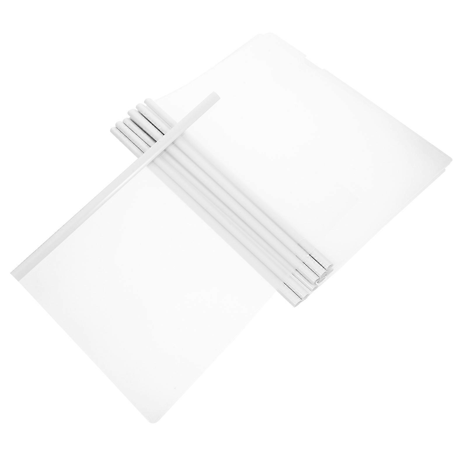 Office Document Organizer A4 File Folders Stain Resistant for Students Daily Life 10Pcs