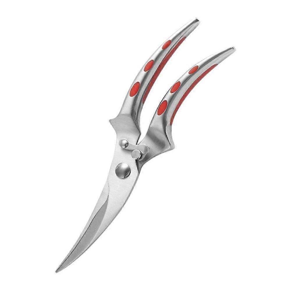 Stainless Steel Scissors Multi-Purpose Poultry Scissors with Ergonomic Comfortable Handles 2 Inch Blade