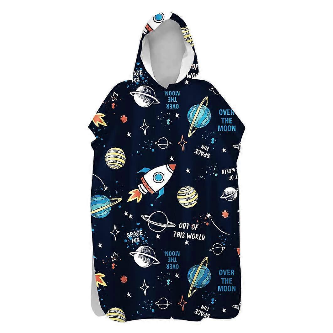 منشفة المعطف للبالغين الكرتون سيرف المعطف سريع التجفيف 60x110 سم صاروخ