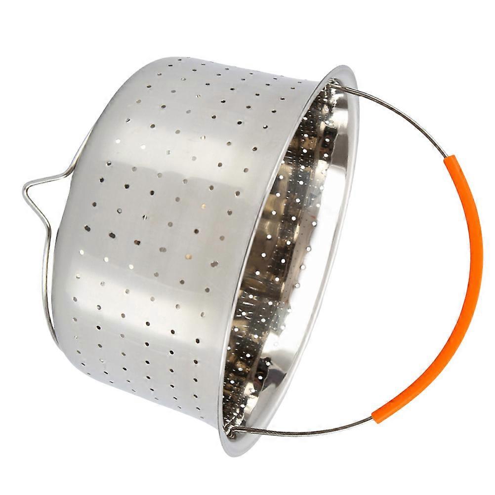 Rice Cooker and Steamer Stainless Steel Multi-Function Basket Steaming Food .5X12.5cm Anti-scald 1Pack