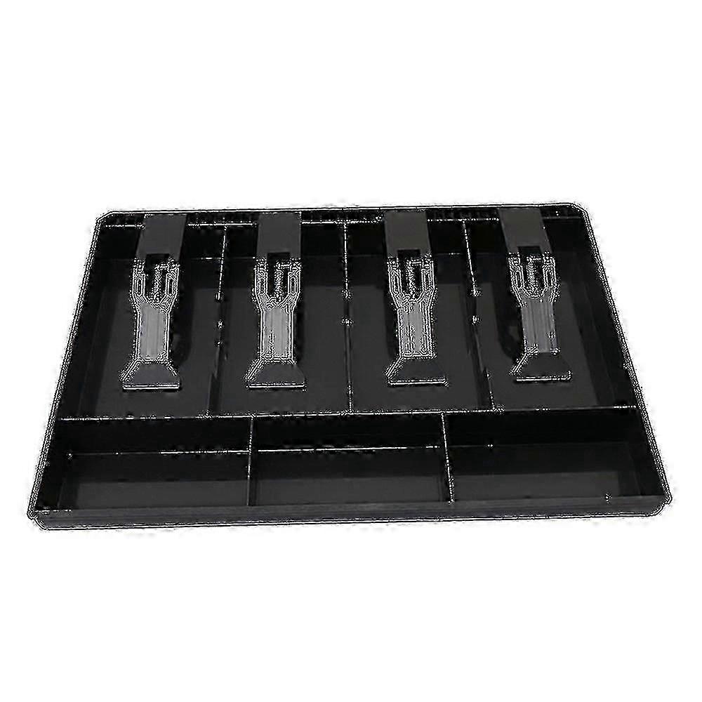 Cash Drawer Tray for 4 Bills and 3 Coins - Tidy Money Storage Box