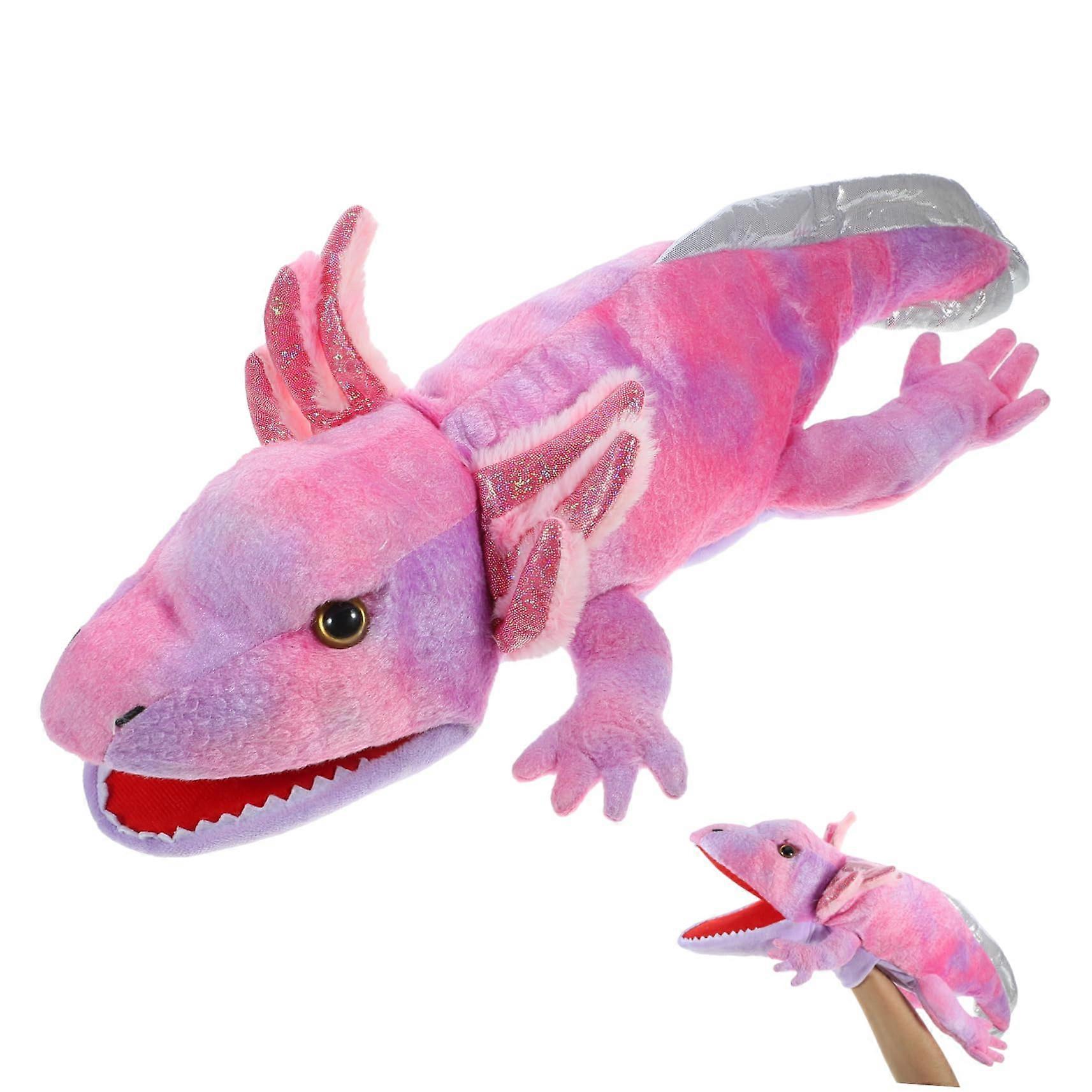 Salamander Hand Puppet Interactive Finger Puppet For Early Education Storytelling And Hand-Eye Coordination Cute