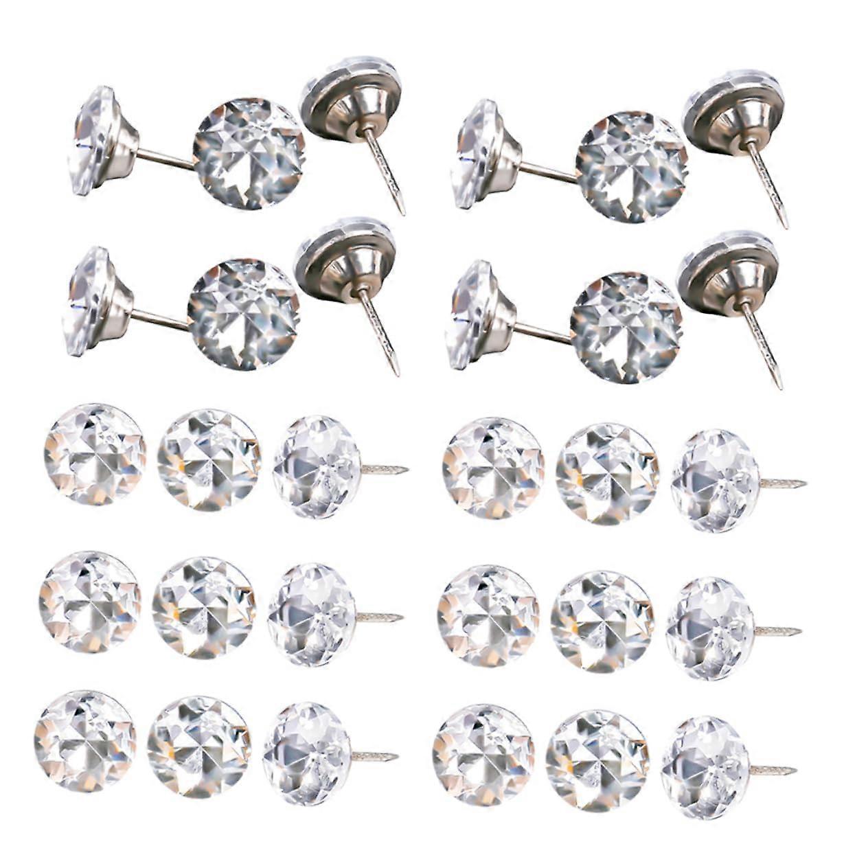 30 Pieces Furniture Tacks For Sofa Decorative Upholstery Buttons Sturdy Durable Nail Pins For Creative Room Décor