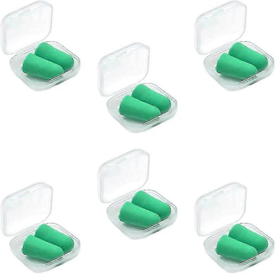 6 Pairs Earplugs, Earplugs For Sleeping, Soft Foam Earplugs, Noise Canceling Earplugs, For Sleeping