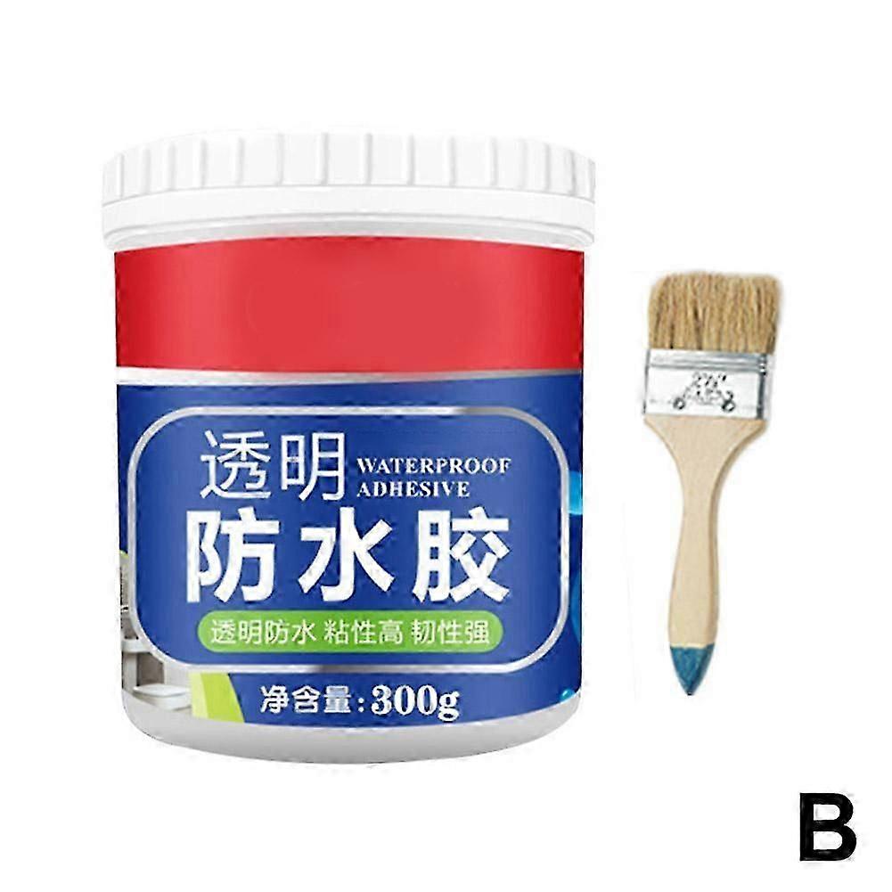 Waterproof Adhesive Invisible Tiles Adhesive Anti-leakage Sealant Agent&Brush
