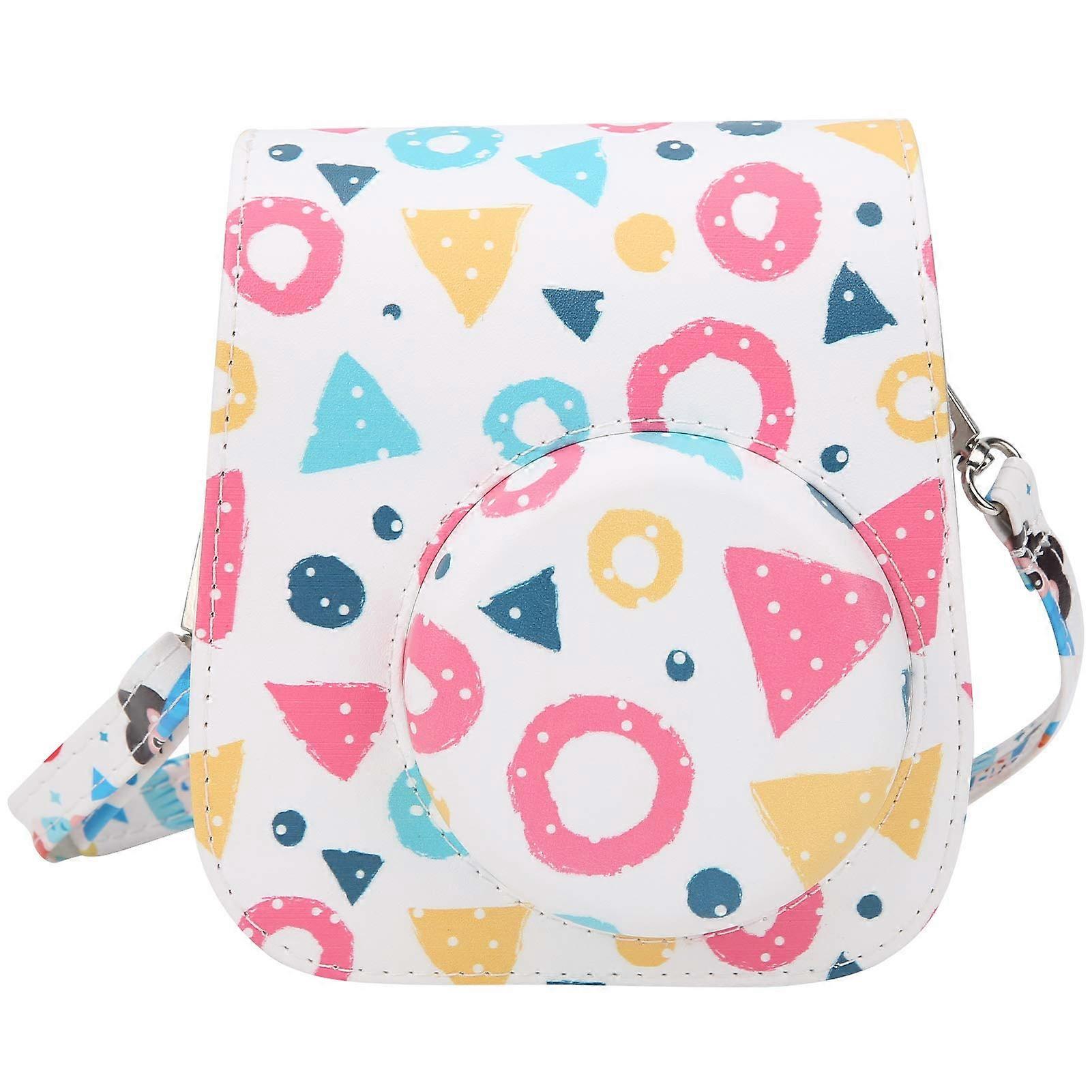 Small Camera Case for Mini 11/9, PU Camera Case with Shoulder Strap, Lightweight, Compact, Ideal for Travel and Storage