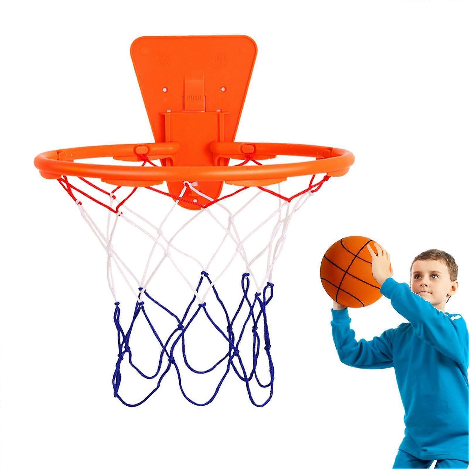 Wall Mount for Basketball Hoop with Net for Indoor