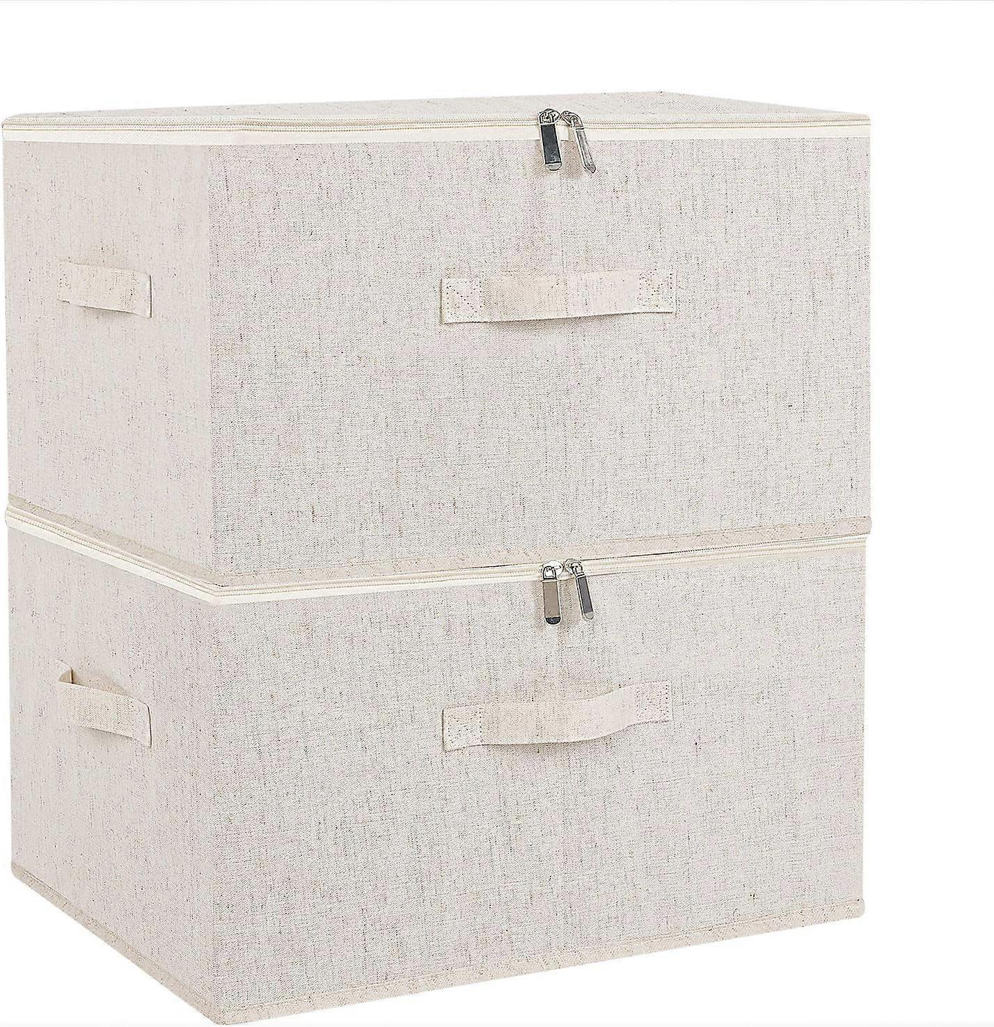 AURA Underbed Storage boxes with LidFoldable Blanket Storage Bagsfor Organizing ClothesBlanketsPillo