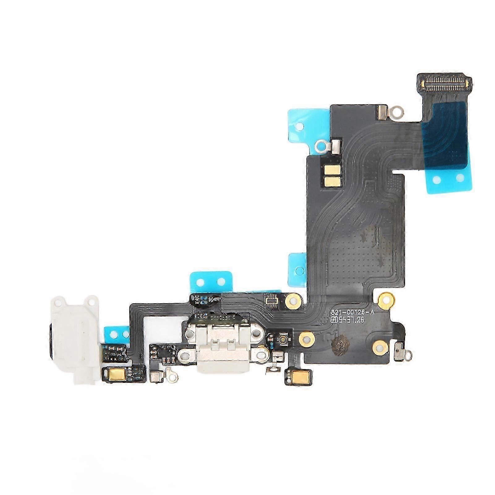Charging Port Module USB Charging Port Dock Connector Microphone Headphone Flex Cable Module for IPhone 6S PlusWhite